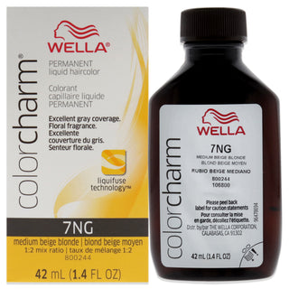 Color Charm Permanent Liquid Hair Color - 7NG Medium Beige Blande