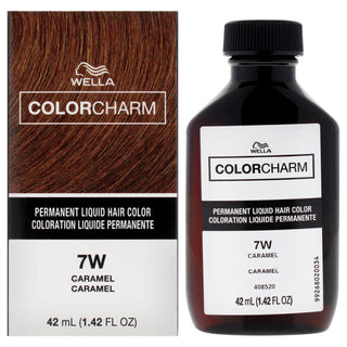 Color Charm Permanent Liquid Hair Color - 7W Caramel