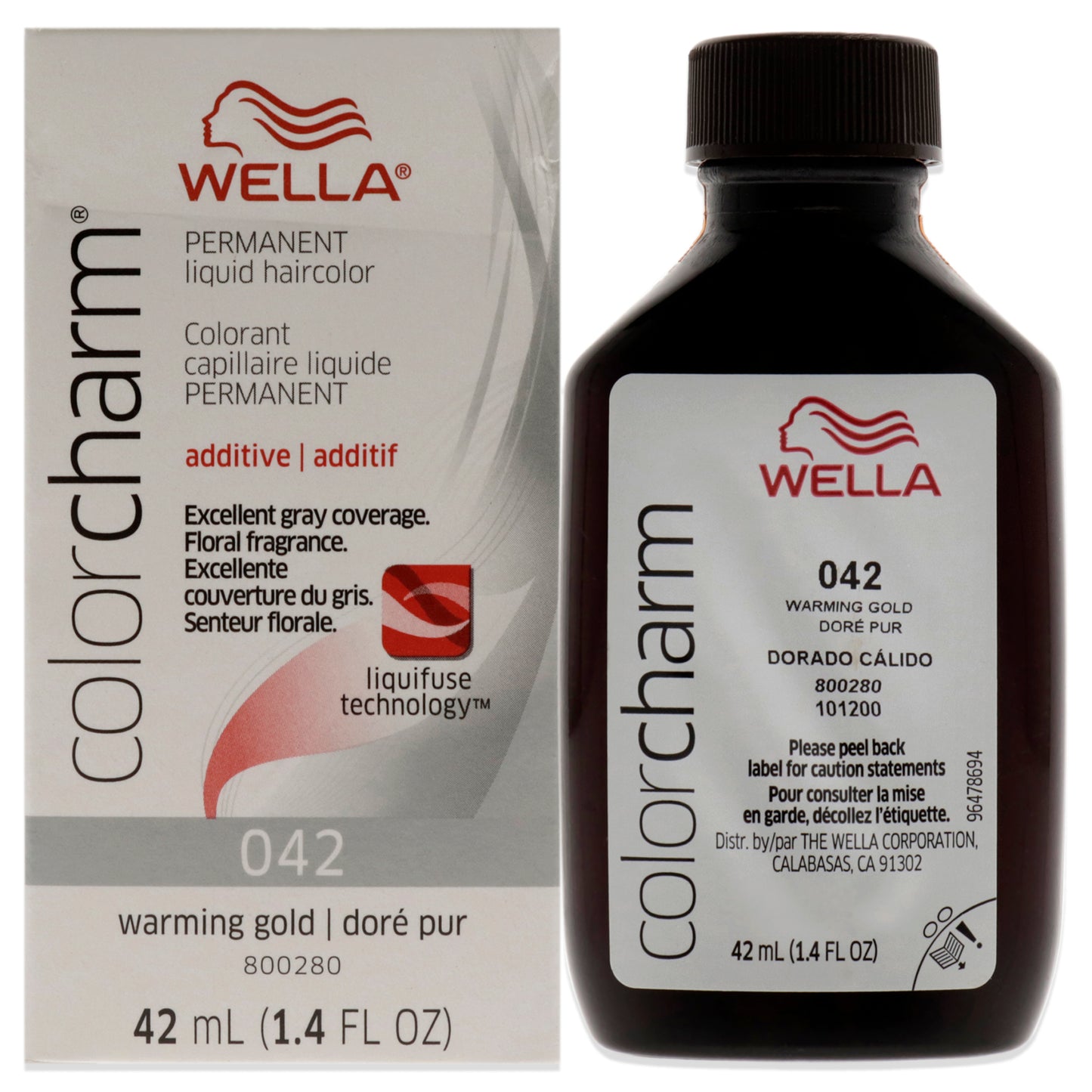 Color Charm Permanent Liquid Hair Color - 42 Gold