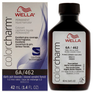 Color Charm Permanent Liquid Hair Color - 462 6A Dark Ash Blonde