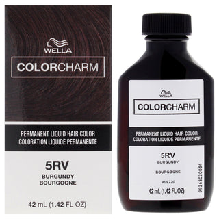 Color Charm Permanent Liquid Hair Color - 5RV Burgundy