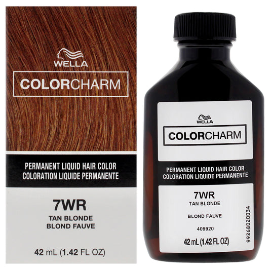 Color Charm Permanent Liquid Hair Color - 7WR Tan Blonde