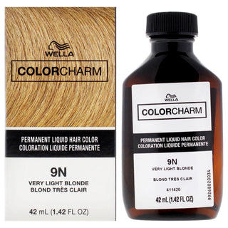 Color Charm Permanent Liquid Hair Color - 9N Very Light Blonde
