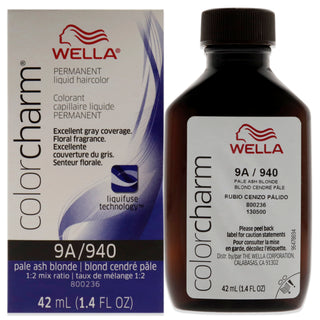 Color Charm Permanent Liquid Hair Color - 940 9A Pale Ash Blonde