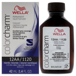 Color Charm Permanent Liquid Hair Color - 1120 12AA Nordic Blonde