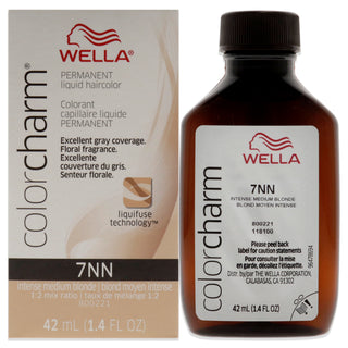 Color Charm Permanent Liquid Hair Color - 7NN Intense Medium Blonde