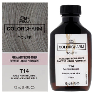 Color Charm Permanent Liquid Toner - T14 Pale Ash Blonde