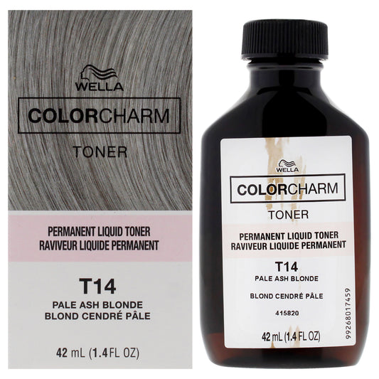 Color Charm Permanent Liquid Toner - T14 Pale Ash Blonde