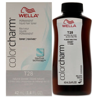 Color Charm Permanent Liquid Toner - T28 Natural Blonde