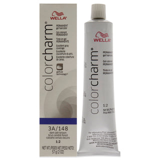 Color Charm Permanent Hair Color Gel - 148 3A Dark Ash Brown