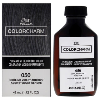 Color Charm Permanent Liquid Hair Color - 50 Cooling Violet Additive