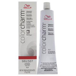 Color Charm Permanent Hair Color Gel - 5RV 507 Burgundy