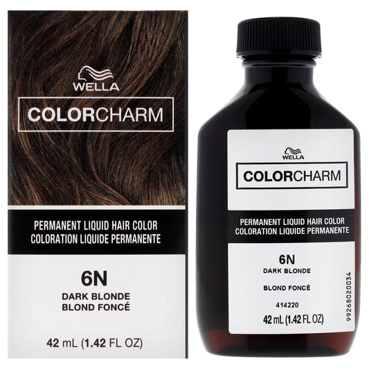Color Charm Permanent Liquid Hair Color - 6N Dark Blonde