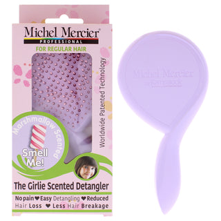 The Girlie Scented Detangler Brush Marshmallow Normal Hair - Purple