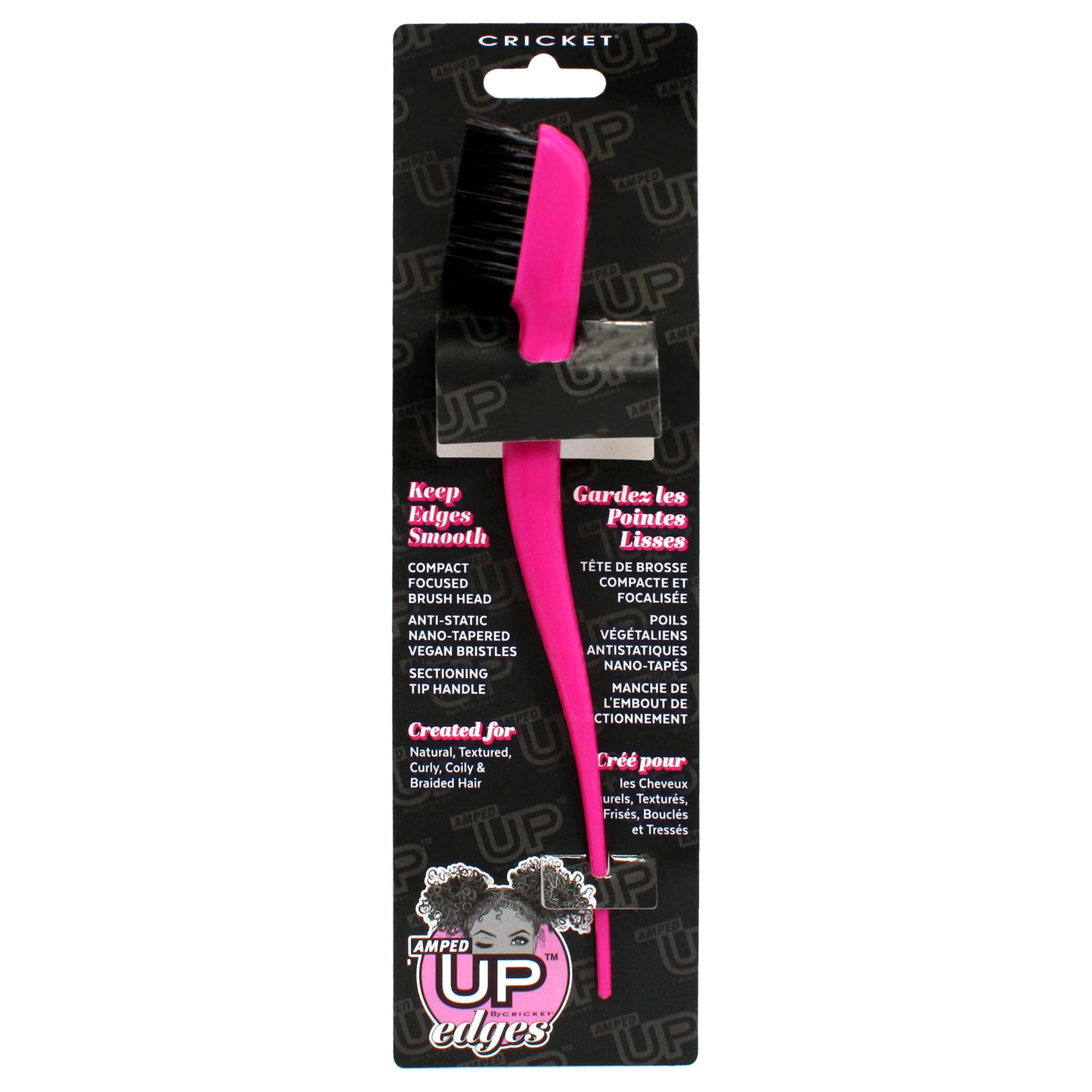 Amped Up Edges Brush - Pink