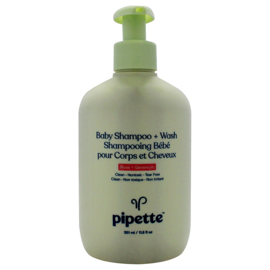 Baby Shampoo Plus Wash - Rose Plus Geranium