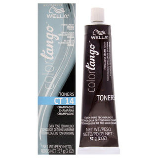 Color Tango Permanent Cream Toner - CT14 Champagne