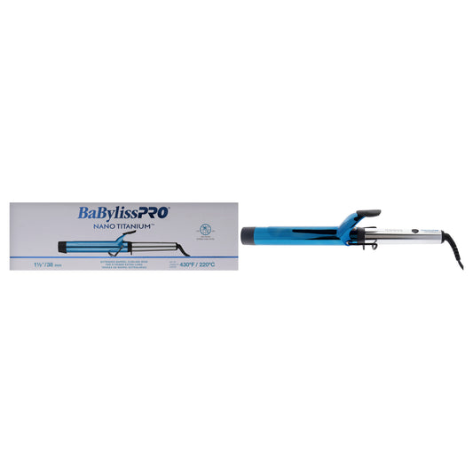 Nano Titanium Extended-Barrel Curling Iron - BNTW150XLUC Blue-Grey