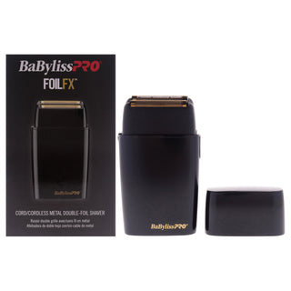 Foli Fx 02 Cord-Cordless Metal Double Foil Shaver - FXFS2B Black