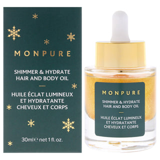 Shimmer and Hydrate Hair and Body Oil