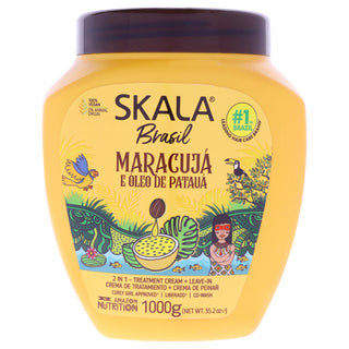 2 in 1 Brasil Passion Fruit and Amazonian Olive Oil Hair Treatment Cream
