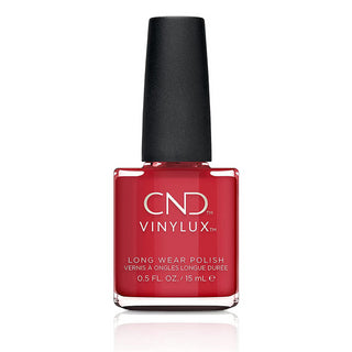 CND Vinylux Nail Polish Rouge Red #143 - One Step Chip-Resistant And Nail Color - 0.5 Fl Oz