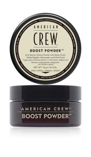 American Crew Boost Hair Powder - Anti-Gravity Volume Powder - Matte Finish - Thick Hair - 0.3 Oz