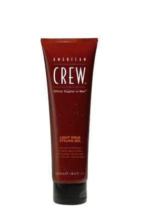 American Crew Light Hold Styling Gel Tube - Non-Flaking Formula - Thickens, Shines Hair - 8.4 Oz