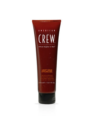 American Crew Light Hold Styling Gel Tube - Non-Flaking Formula - Thickens, Shines Hair - 13.1 Oz