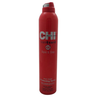 CHI 44 Iron Guard Style and Stay Firm Hold Protecting Spray - Dual Purpose - 10 Oz Hairspray