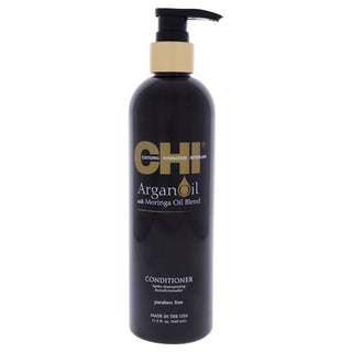 CHI Argan Oil With Moringa Oil Blend Conditioner - Helps Protect Hair Against Damage - 11.5 Oz