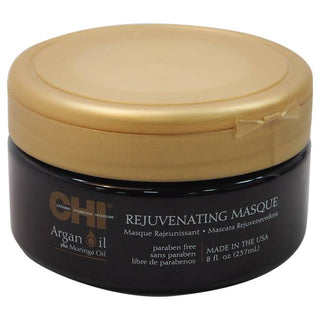 CHI Argan Oil Plus Moringa Oil Rejuvenating Hair Masque - Vibrant Shine - Reduces Breakage - 8 Oz