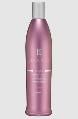 RUSK Sensories Bright Anti-Brassy Shampoo - Chamomile + Lavender  - 13.5 Oz