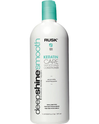 RUSK Deepshine Smooth Advanced Marine Therapy Keratin Care Smoothing Conditioner - 33.8 Oz