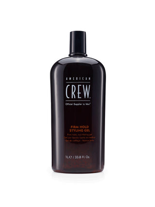 American Crew Firm Hold Hair Styling Gel Bottle - Ultimate Holding Power With Added Shine - 33.8 Oz