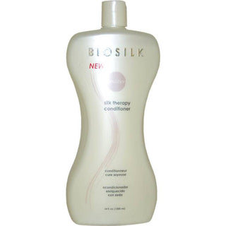 Biosilk Silk Therapy Conditioner - Replenishes Moisture And Creates Incredible Shine - 34 Oz