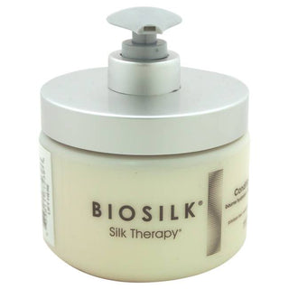 Biosilk Silk Therapy Conditioning Balm - Nourishes And Replenishes Moisture - Restores Shine - 11 Oz