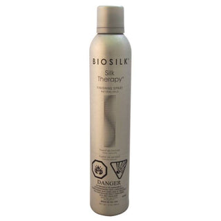 Biosilk Silk Therapy Finishing Hairspray - Natural Hold - Weightless Formula Provides Shine -10 Oz