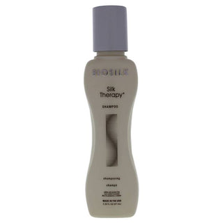 Biosilk Silk Therapy Shampoo - Repair, Cleanse, Smooth And Protect All Hair - Travel Size  - 2.26 Oz