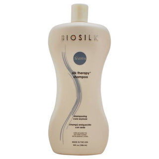 Biosilk Silk Therapy Shampoo - Repair, Cleanse, Smooth And Protect All Hair - 34 oz