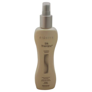 Biosilk Silk Therapy Thermal Shield Hairspray - Offers Complete Heat Protection And Shine - 7 Oz