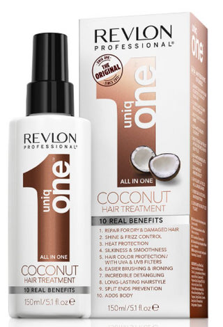 Revlon Professional - UniqOne Coconut Hair Treatment - Tropical Fragrance - Heat Protection - 150 Ml