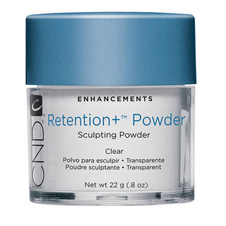 CND Retention Sculpting Powder - Clear - Long Lasting, Lift Resistant Nail Enhancements - 0.8 Fl Oz