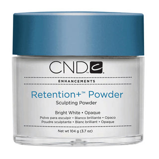 CND Retention Sculpting Powder Bright White-Opaque - Strong, Durable Enhancements - 3.7 Fl Oz