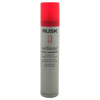 RUSK W8less Plus Extra Strong Hold Shaping And Control Hairspray - 1.5 Oz