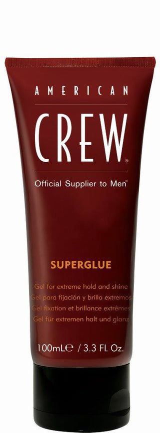 American Crew Superglue Hair Styling Gel - Creates Styles With Hold, Shine, And Definition - 3.3 Oz