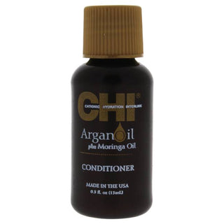 CHI Argan Oil Plus Moringa Oil Conditioner - Enhances Hair Strength and Elasticity - 0.5 Oz