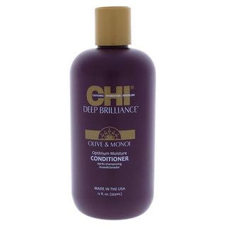 CHI Deep Brilliance Optimum Moisture Conditioner - Hydrates Hair and Restores Moisture - 12 Oz