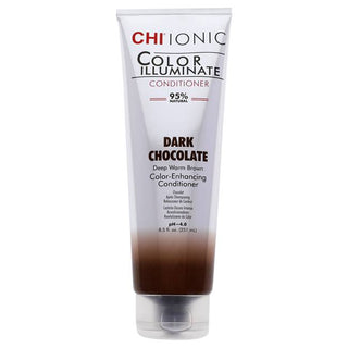 CHI Ionic Color Illuminate Conditioner - Helps Maintain Salon Fresh Color - Dark Chocolate - 8.5 Oz