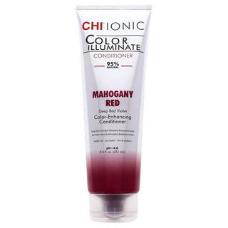 CHI Ionic Color Illuminate Conditioner - Helps Maintain Salon Fresh Color - Mahogany Red - 8.5 Oz